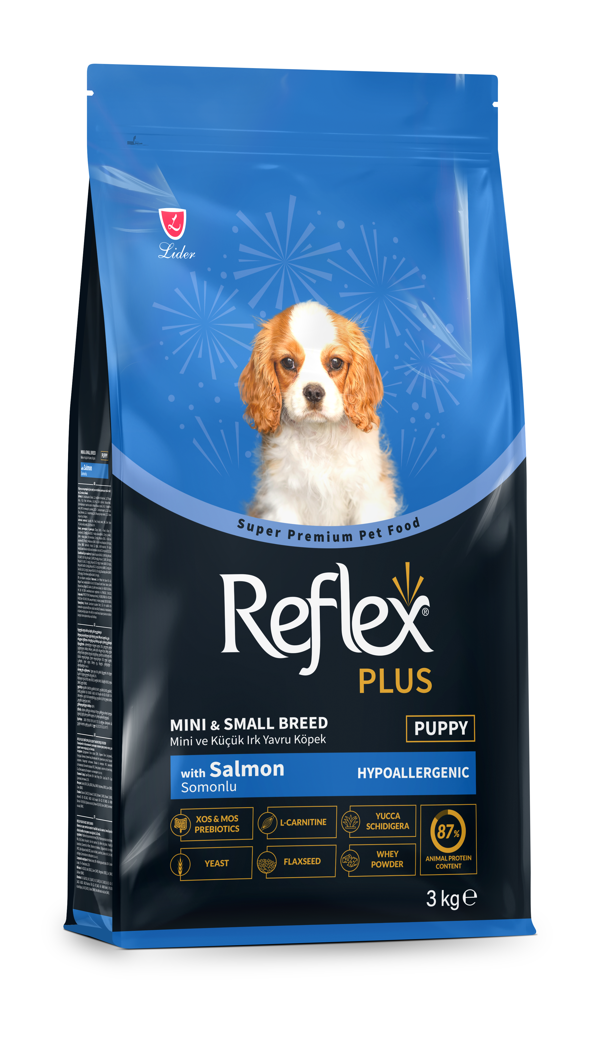 Reflex Plus Junior - Mini/Pequeno - Salmão