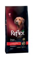 Reflex Plus Cão Senior - Médio/Grande - Cordeiro&Arroz