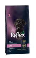 Reflex Plus Cão Adulto - Alta Energia - Carne Bovina
