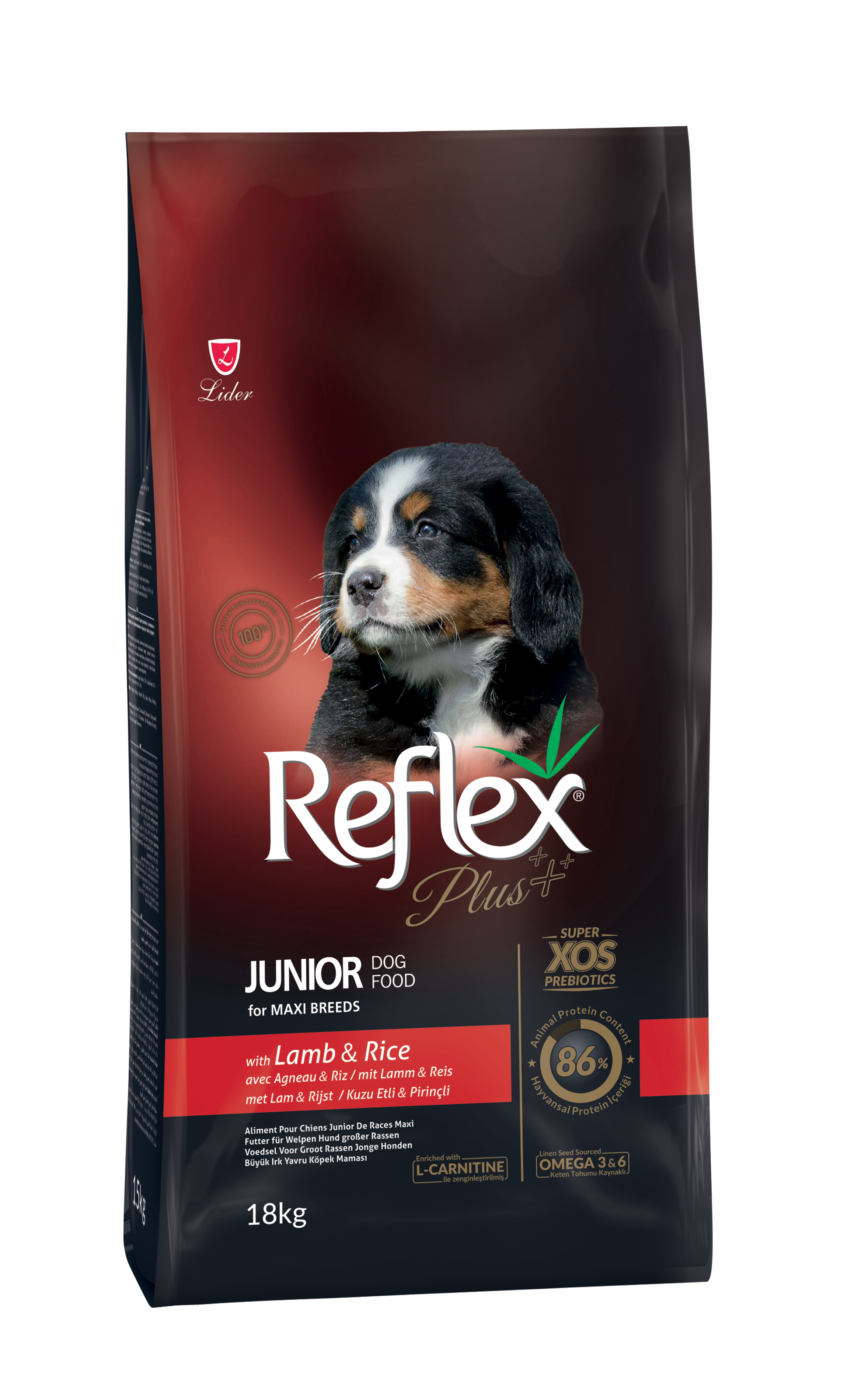 Reflex Plus Júnior - Extra Grande - Cordeiro&Arroz