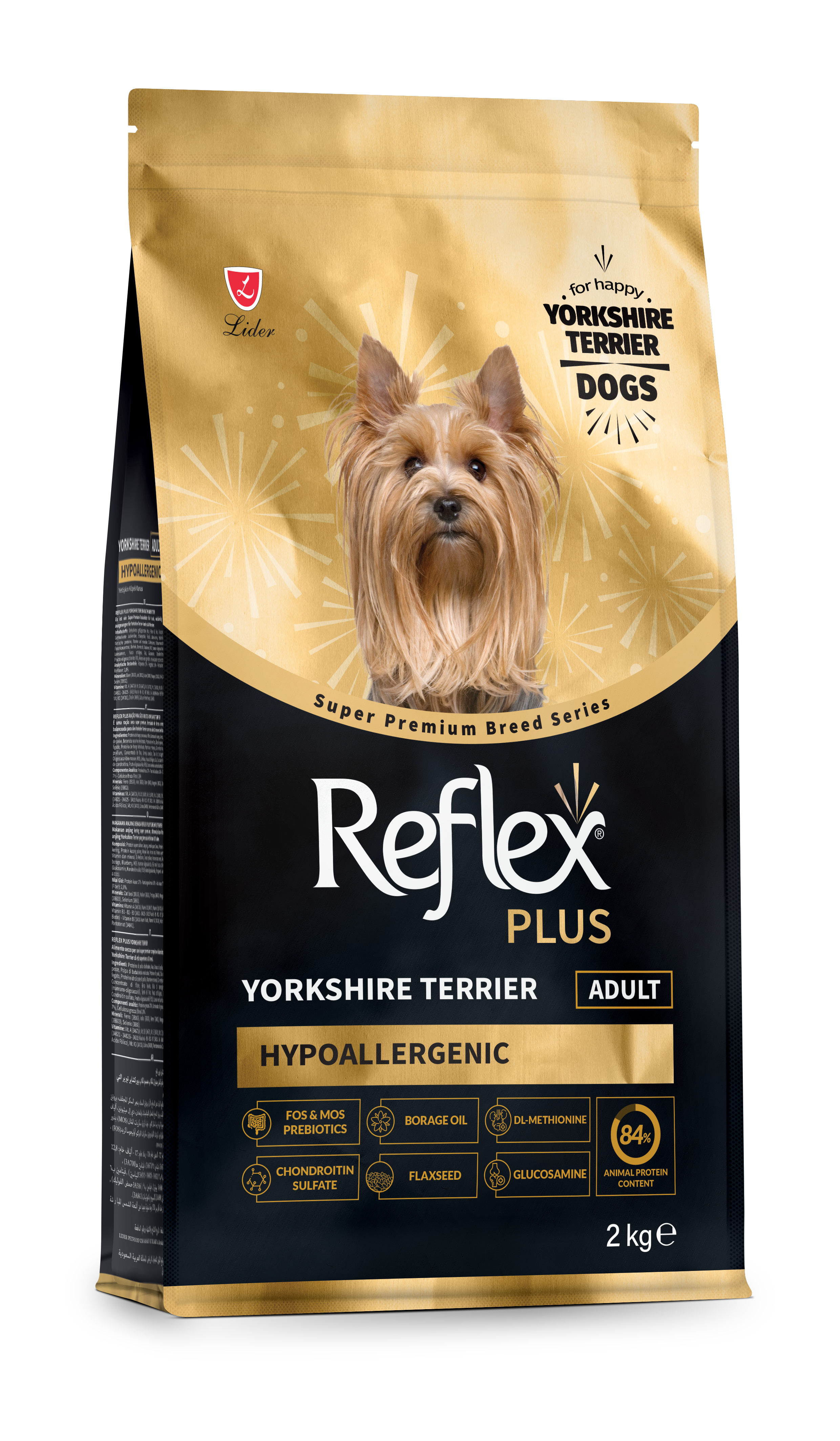 Reflex Plus Yorkshire Adulto - Hipoalergénica