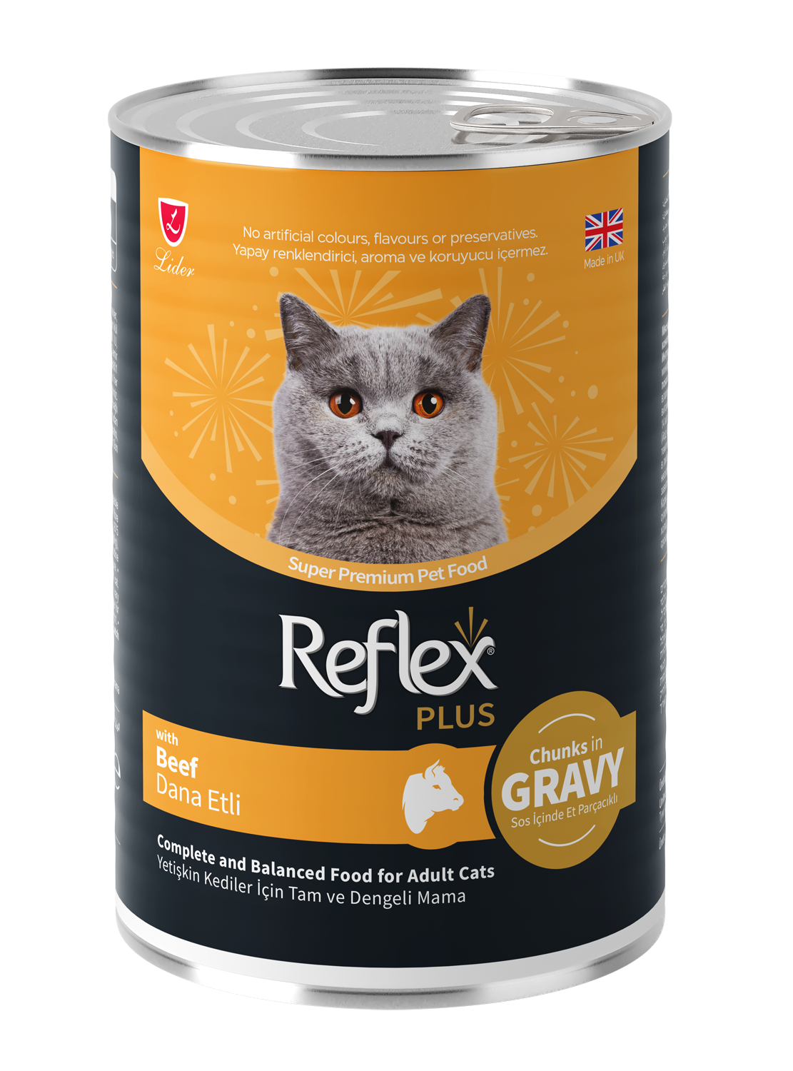 Reflex Plus Gato Adulto - Carne Bovina