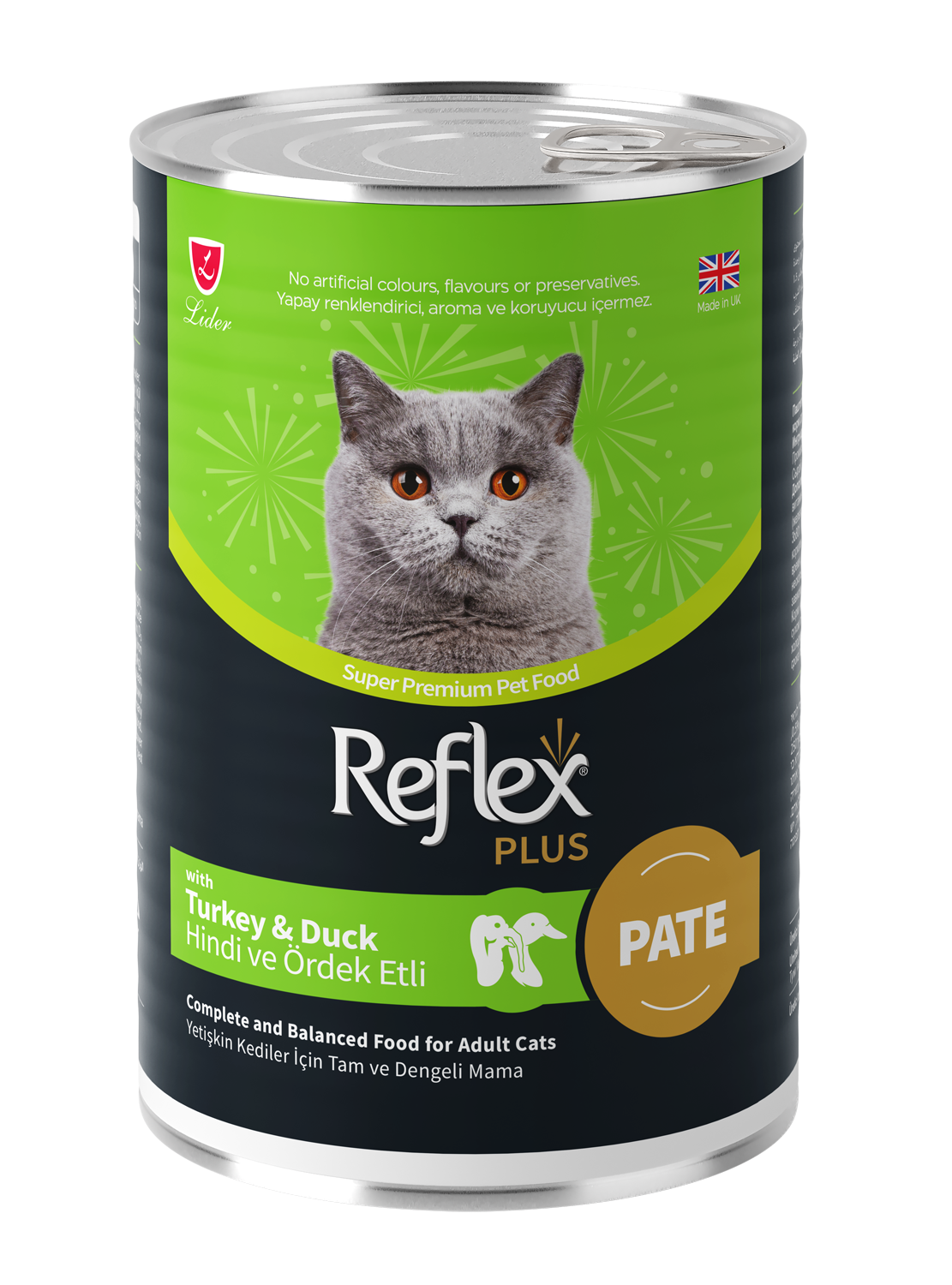 Reflex Plus Gato Adulto - Pato & Peru