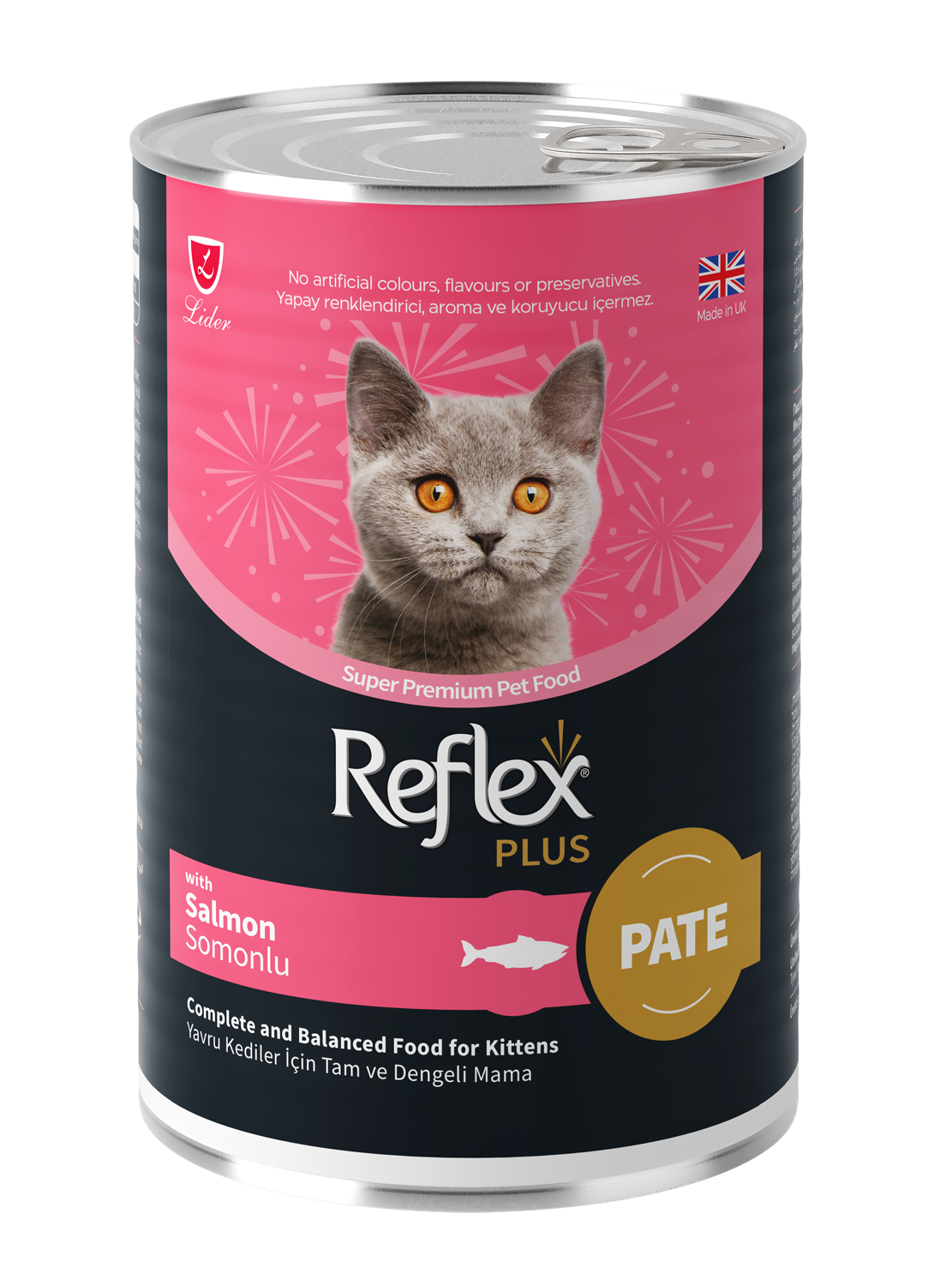 Reflex Plus Gatinho - Salmão